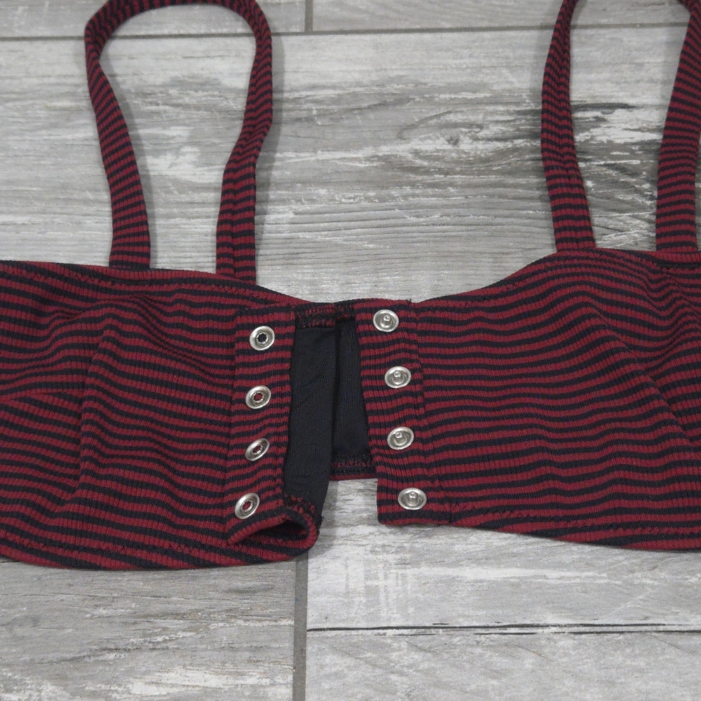 Staud "Solid & Striped" Front Snapped Two-Piece B… - image 7